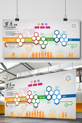 发展历程展板图片_发展历程展板模板下载_发