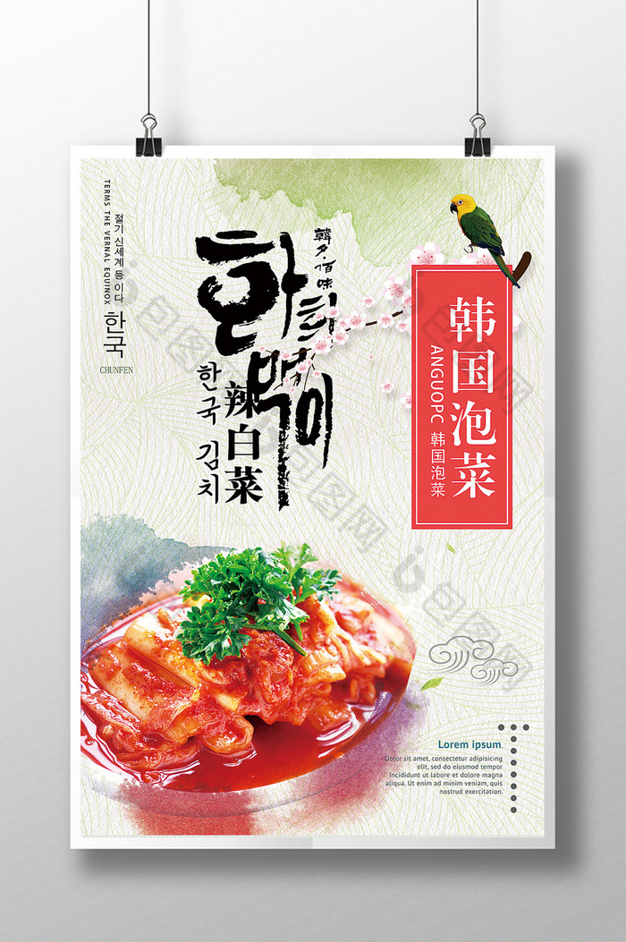 韩国泡菜海psd模板图片图片