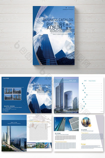 企业画册整套画册封面设计图片