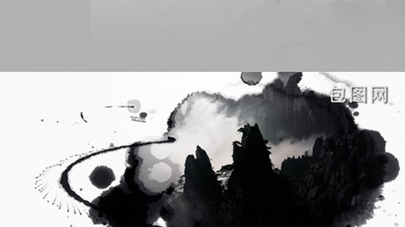 时尚高端水墨中国风水墨图文展示AE模板