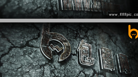 AE模板古代电影片头或神秘游戏标志火花石