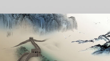 中国风水墨宣传片片头有配音