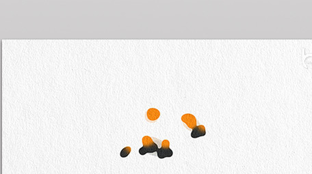 卡通流体水墨晕染动画logo片头AE模板