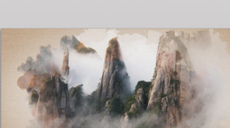 中国风水墨画风格<strong>图文</strong>展示AE模板