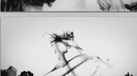 中国风水墨山水龙腾飞舞片头会声会影模板