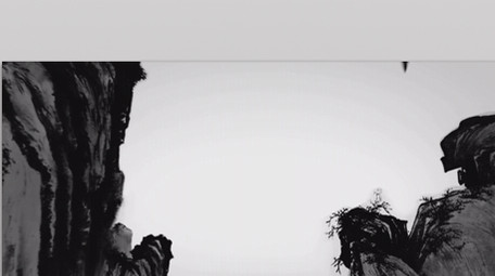 中国风水墨山水龙腾飞舞片头会声会影模板