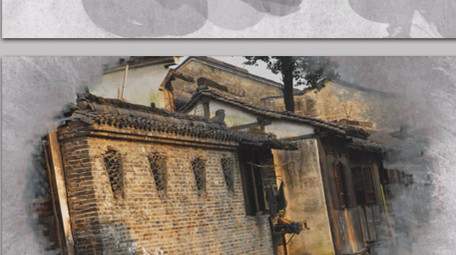 古典中国风水墨效果特效会声会影模板