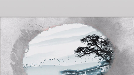 古典中国风水墨效果特效会声会影模板