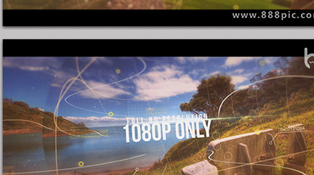 遮罩图形线条动画照片相册图文片头AE模板