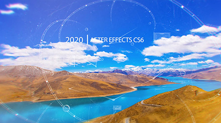 时间指针表盘动画照片相册图文片头AE模板