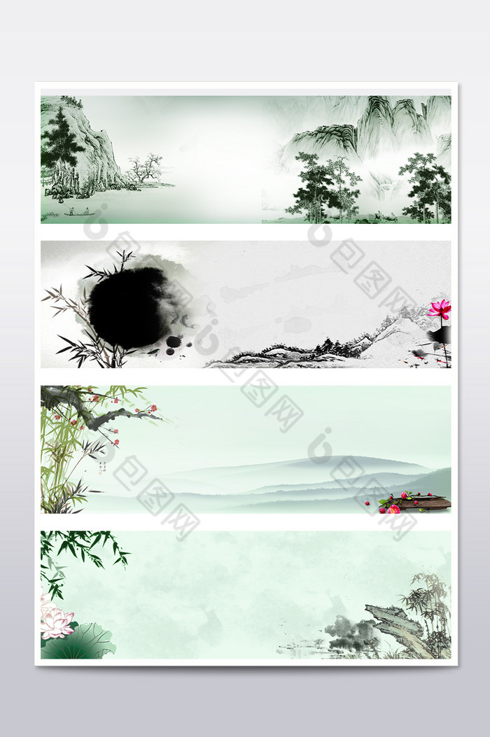 复古中国风文艺海报banner图片图片
