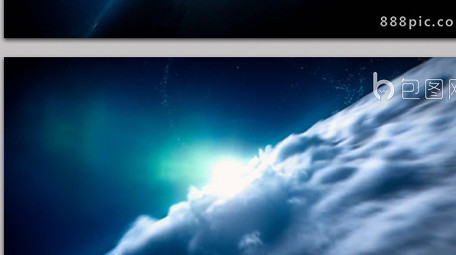 震撼大气的宇宙穿梭电影片头视频素材