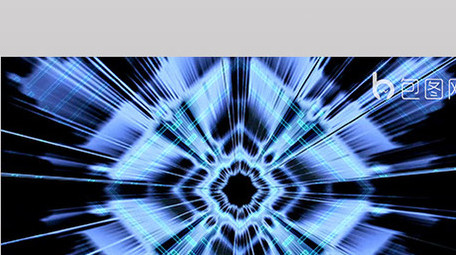 动感万花筒快节奏空间变幻舞台循环DJ视频