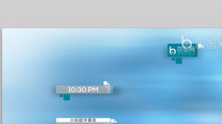 21款扁平化图形标题字幕条动画AE模板
