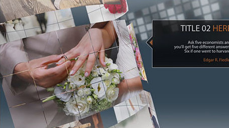 圆塔环形公司企业商务图文动画宣传AE工程