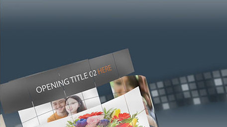 圆塔环形公司企业商务图文动画宣传AE工程