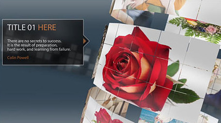 圆塔环形公司企业商务图文动画宣传AE工程