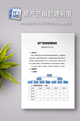 房产营销管理制度