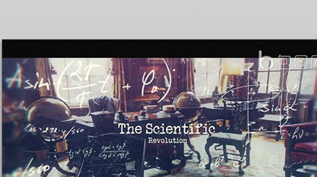 数学公式元素科学历史图文宣传片AE模板