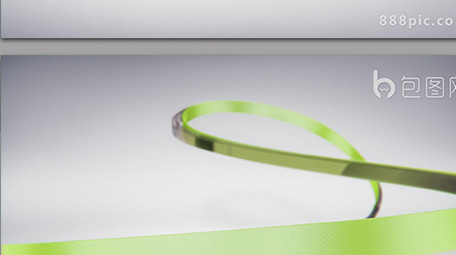 3D线条图形动画演绎标志片头LOGO