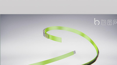 3D线条图形动画演绎标志片头LOGO