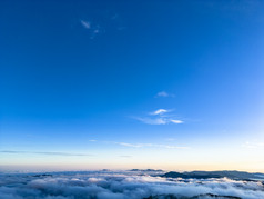 高山云海自然风光航拍摄影图