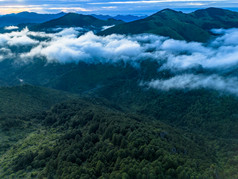 高山云海自然风光航拍摄影图