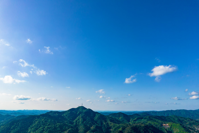 湖南怀化城市建设高楼航拍