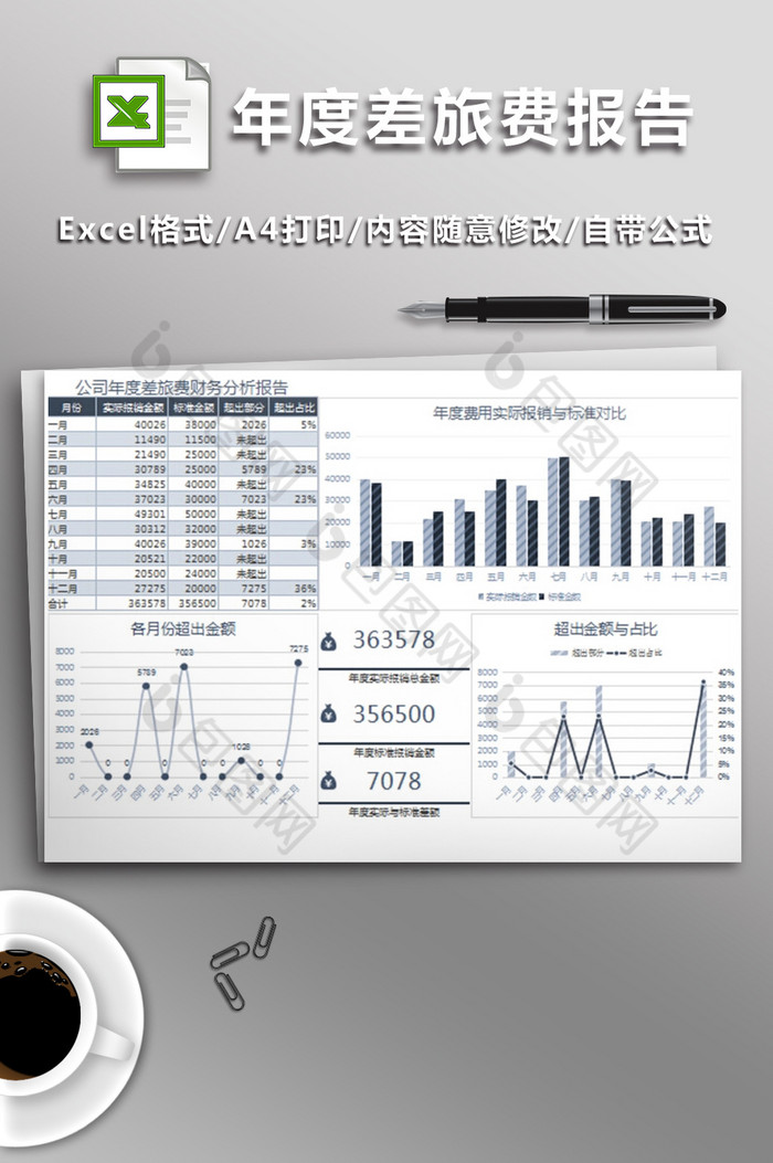 EXCEL表格免费下载个人图片