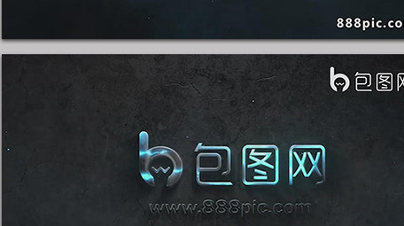 金属质感 字幕 光效 光斑 文字特效片头