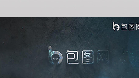 金属质感 字幕 光效 光斑 文字特效片头