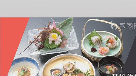 切割<strong>图文</strong>展示美食AE模板