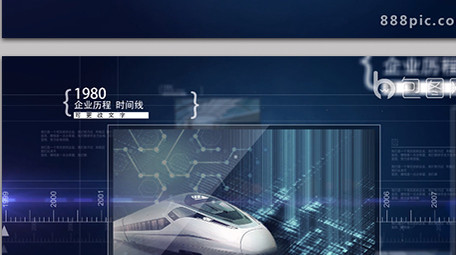 商务 记录公司发展历程的时间线图文展示