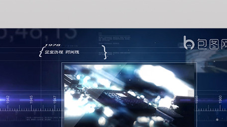 商务 记录公司发展历程的时间线图文展示