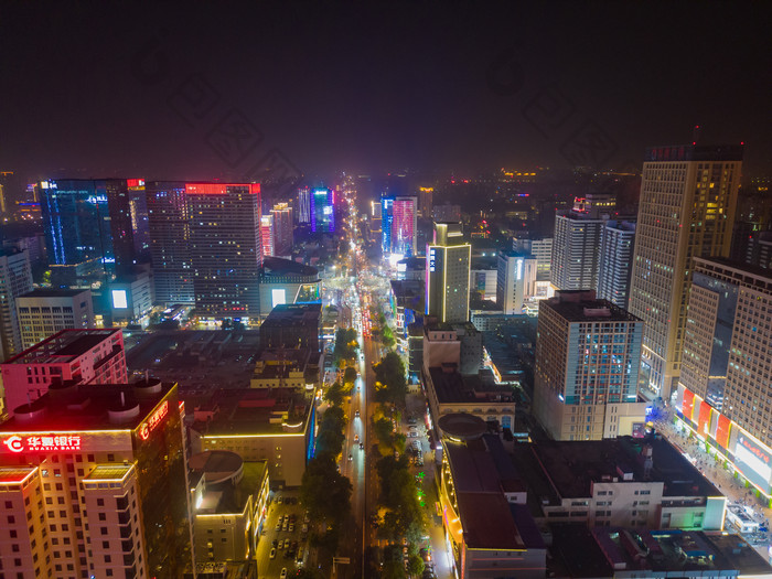 石家庄中山西路夜景