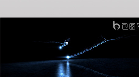 大气震撼企业粒子光线片头logo标志