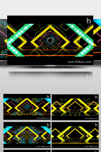 动感LED舞台背景视频素材图片