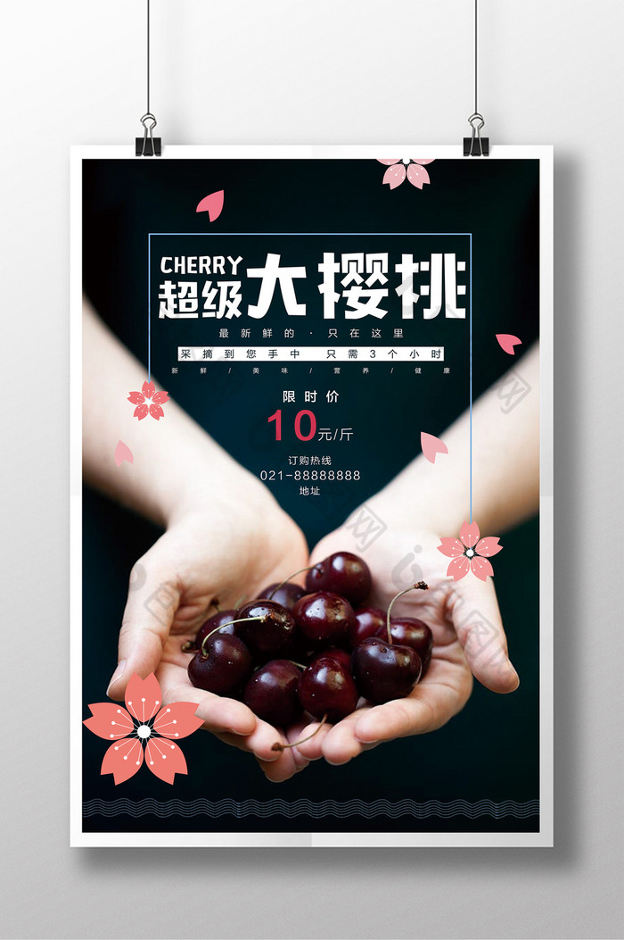 樱桃素材樱桃文化樱桃展板图片