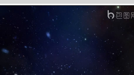 星河粒子汇聚图文展示ae模板