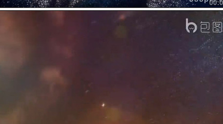 星河粒子汇聚图文展示ae模板