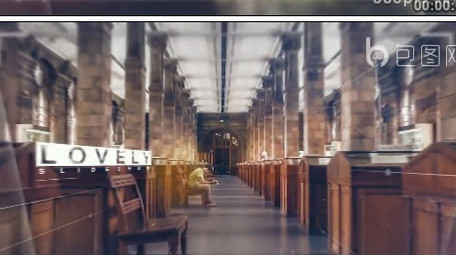 震撼大气空间感视觉差图文展示ae模板