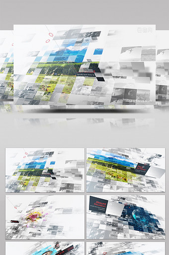 工程设计师人物科技介绍字幕动画AE模板图片