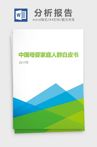 2017年中国母婴家庭人群白皮书分析报告图片