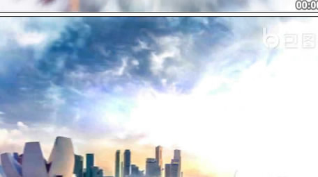 震撼大气云层图文展示ae模板