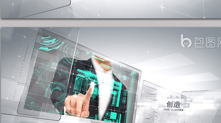 企业历程 年会 宣传片 图文介绍视频素材