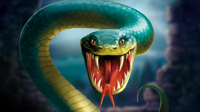 召唤蛇的魔法释放声