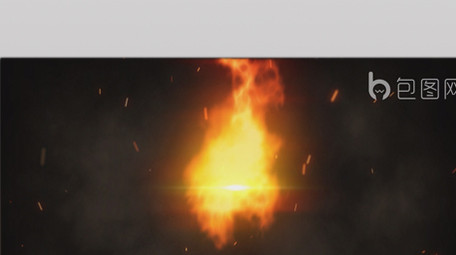 神秘震撼火焰燃烧电影片头演绎AE模板