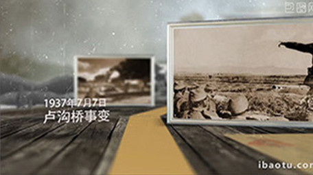 史诗大气风格ae模板回顾历史照片长包装