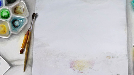 油墨水彩图文介绍宣传视频模板