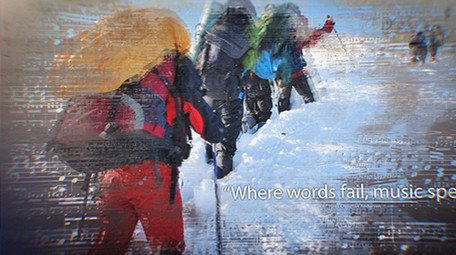 三维视差图片音乐电影片头视频